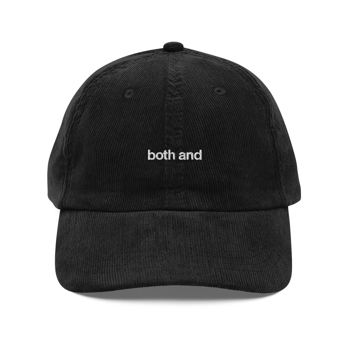 BOTH AND CORDUROY CAP