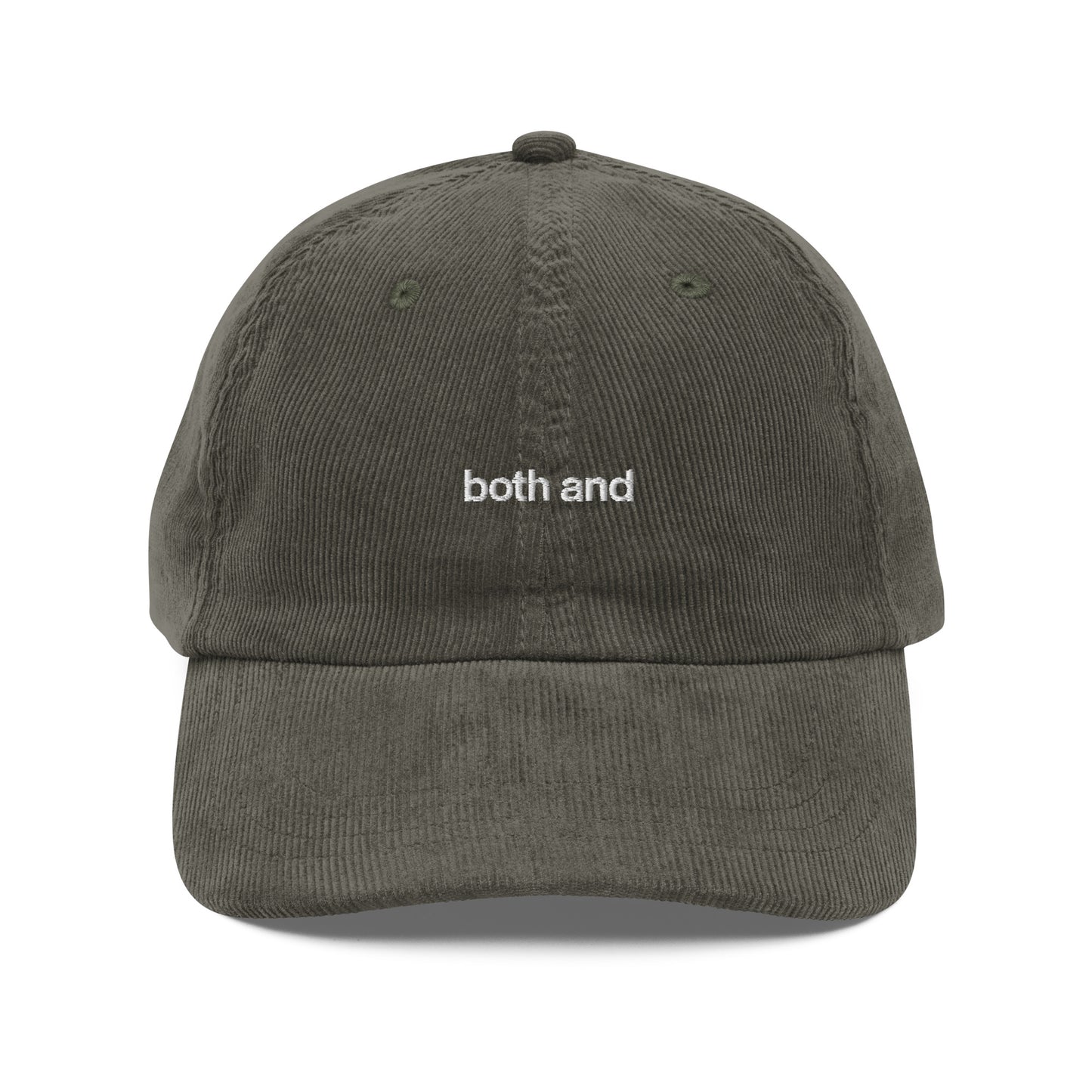 BOTH AND CORDUROY CAP